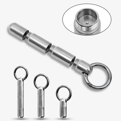 Titanium Pill Keychain