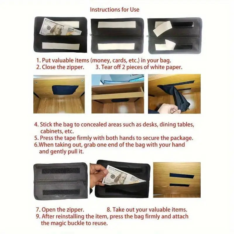 Covert Velcro Pockets (2 pcs)