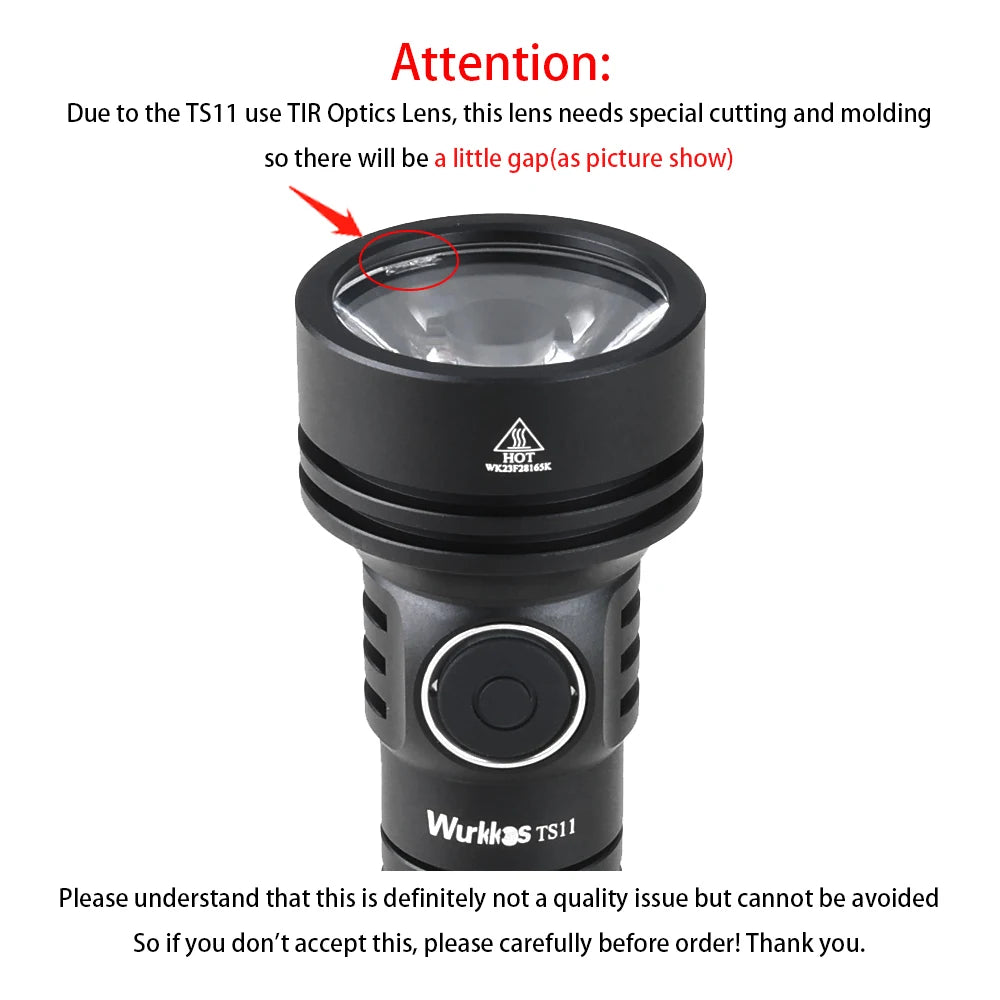Wurkkos TS11 Mini Flashlight