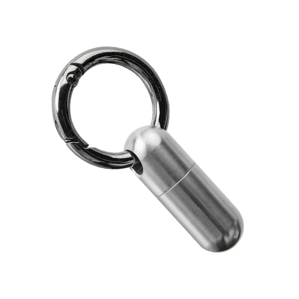 Titanium Pill Keychain