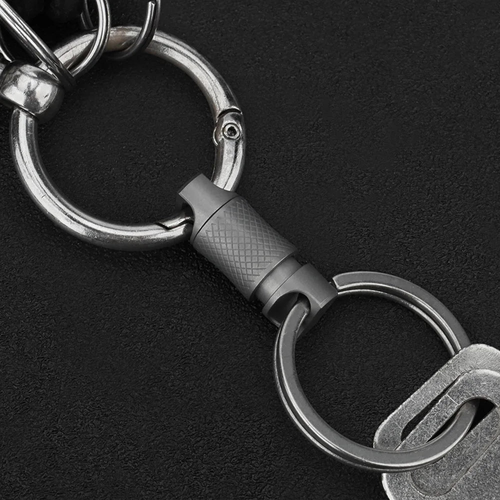 Titanium Quick Release Keychain (no rings)