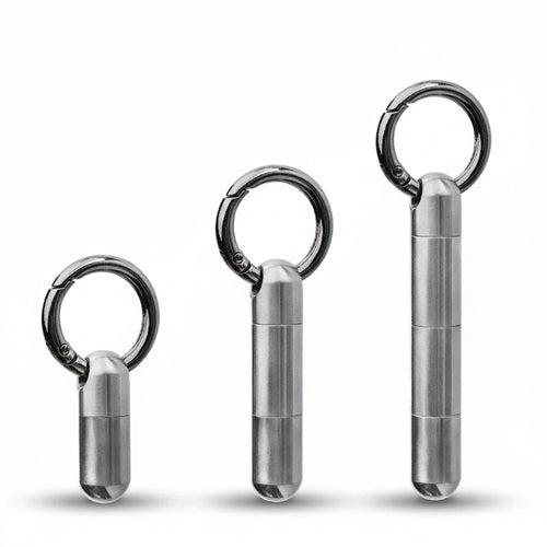 Titanium Pill Keychain