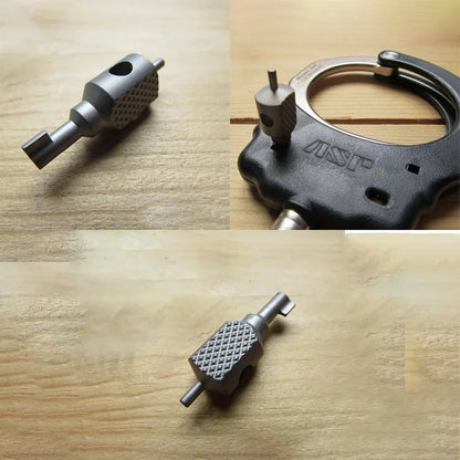 Compact Titanium Handcuff Insurance