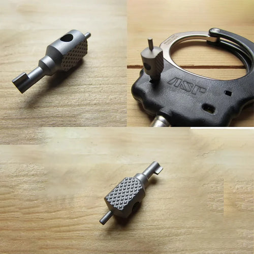 Compact Titanium Handcuff Insurance