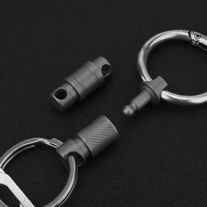 Titanium Quick Release Keychain (no rings)