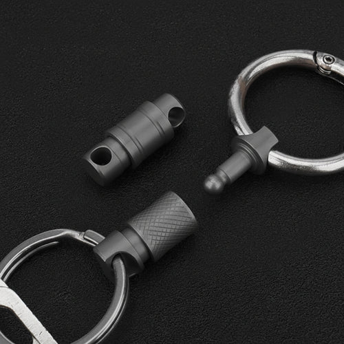 Titanium Quick Release Keychain (no rings)