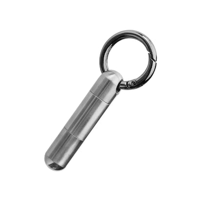 Titanium Pill Keychain